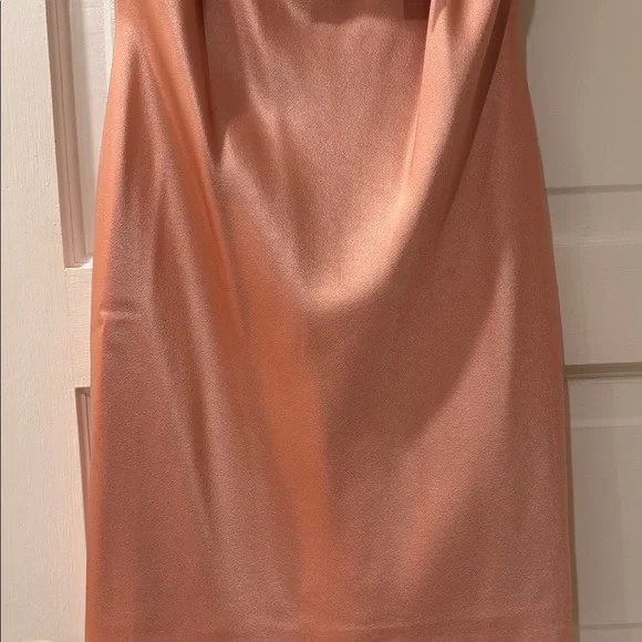 Alice + Olivia Peach Satin Dress